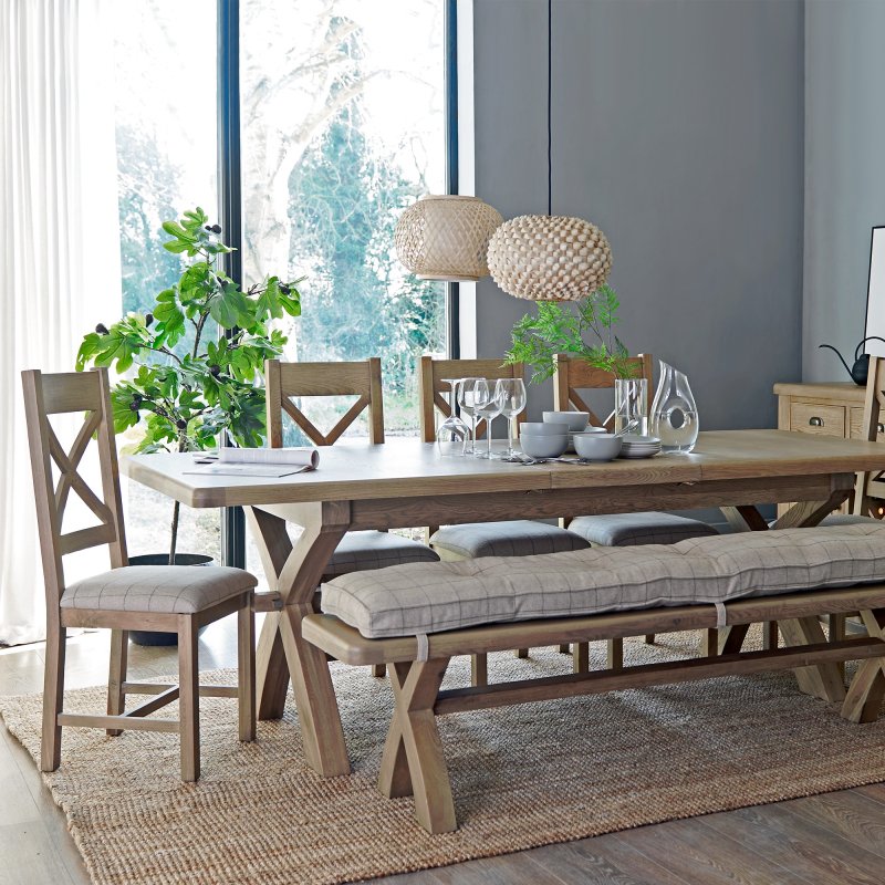Oak Heritage Dining Table - Solid oak construction
